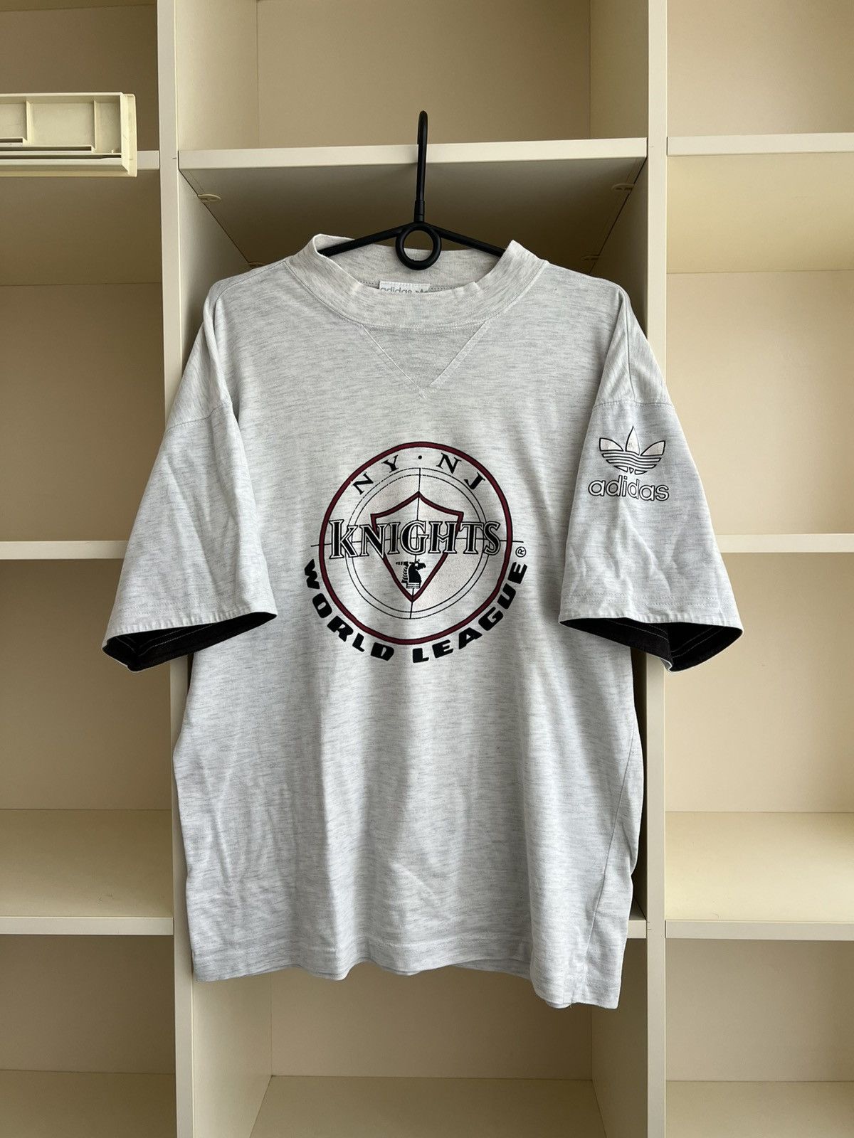 Adidas Vintage 90s Adidas NY NJ Knights WLAF World League Football Size US M / EU 48-50 / 2 - 1 Thumbnail