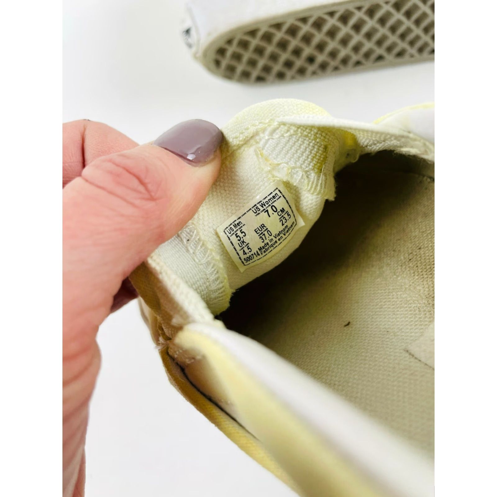 Vans VANS Classic Slip-On Sneakers Unisex Adults Yellow Tie Dye Casual Breathable Canvas Size US 6 / IT 36 - 8 Thumbnail
