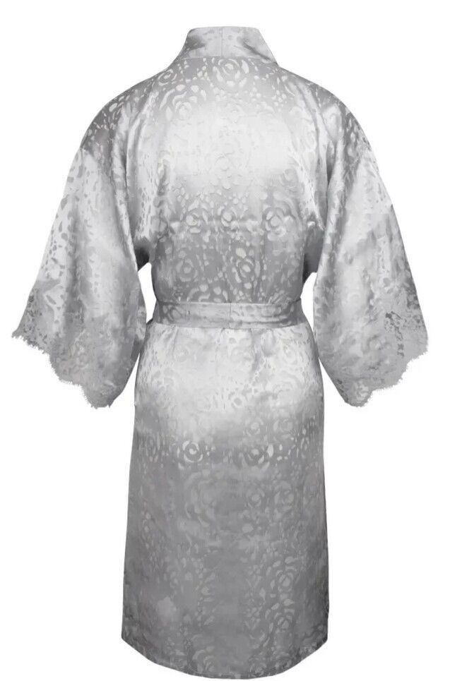 Other Lise Charmel Dressing Floral Robe Silver Grey ( S ) Size S / US 4 / IT 40 - 2 Thumbnail
