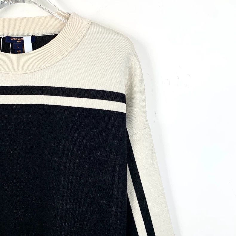 Louis Vuitton Louis Vuitton 22 color-block side logo presbyopic jacquard Size L / US 10 / IT 46 - 3 Thumbnail