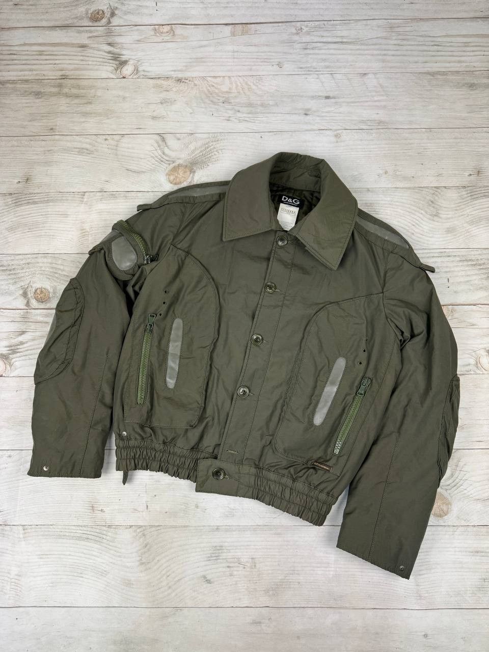 Dolce & Gabbana AW 2003 Archive Dolce&Gabbana Zip Sleeves Bomber