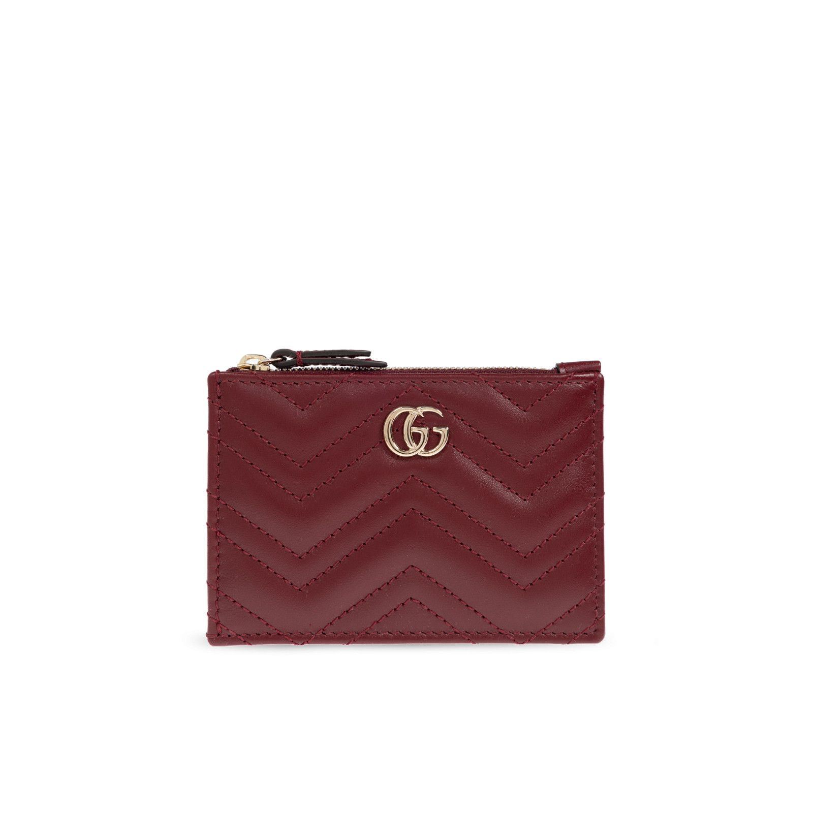 Gucci GUCCI Double G Red Card Holder New & Authentic Size ONE SIZE - 1 Thumbnail