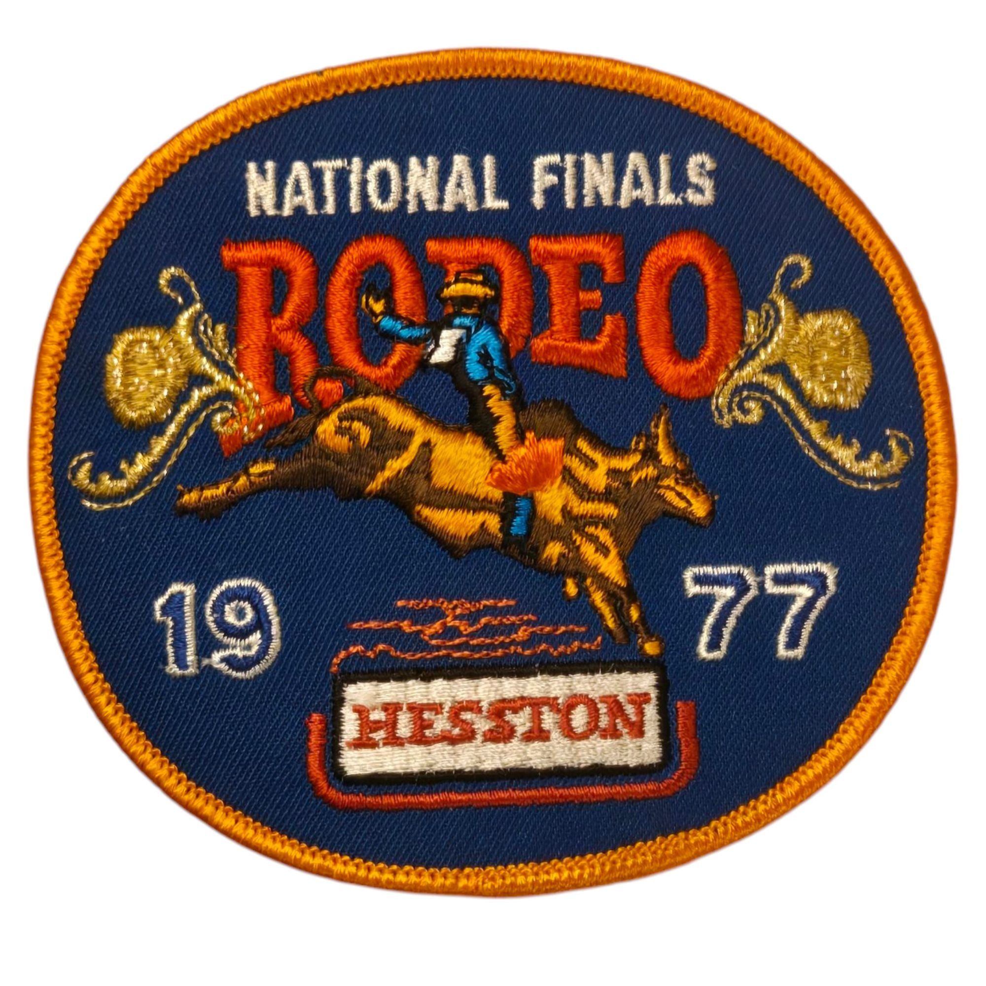Other Vintage NFR Rodeo Patch National Finals 1977 Bull Rider Hess Size ONE SIZE - 14 Thumbnail