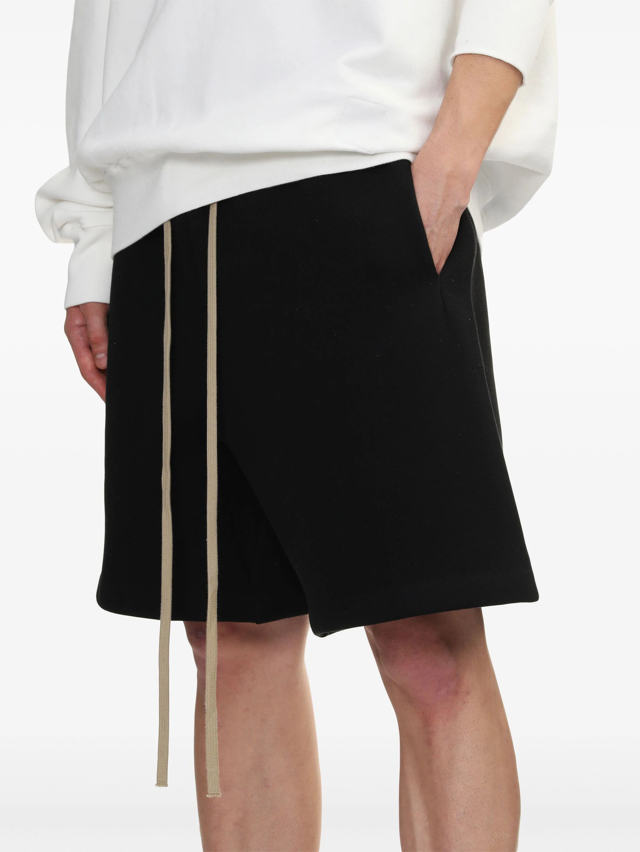 Fear of God o1s22i1n1024 Sporty Jersey Shorts in Black Size US 30 / EU 46 - 5 Thumbnail