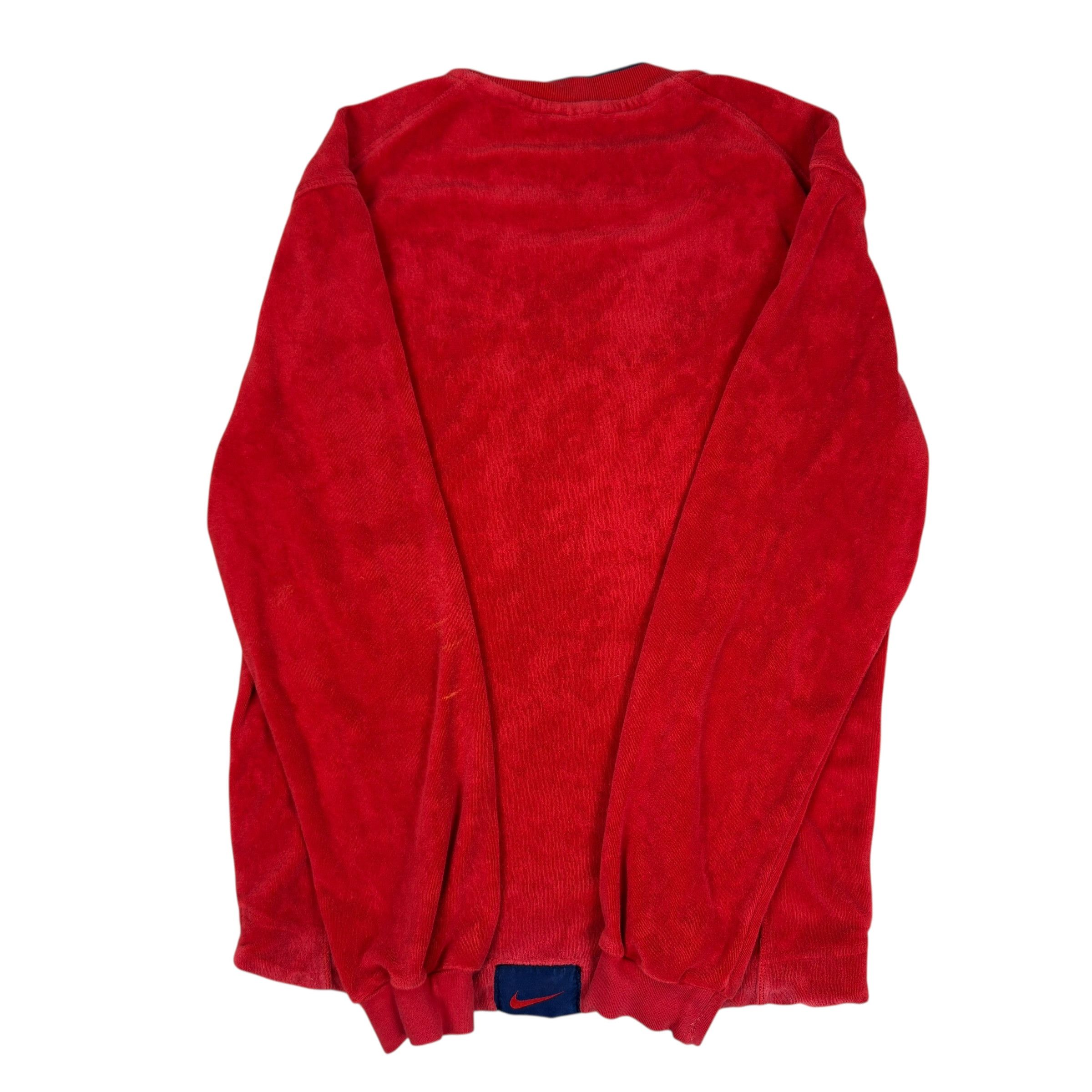 Nike × Vintage Nike Vintage Women's Red Cotton Sweatshirt Small Y2K Size S / US 4 / IT 40 - 11 Thumbnail