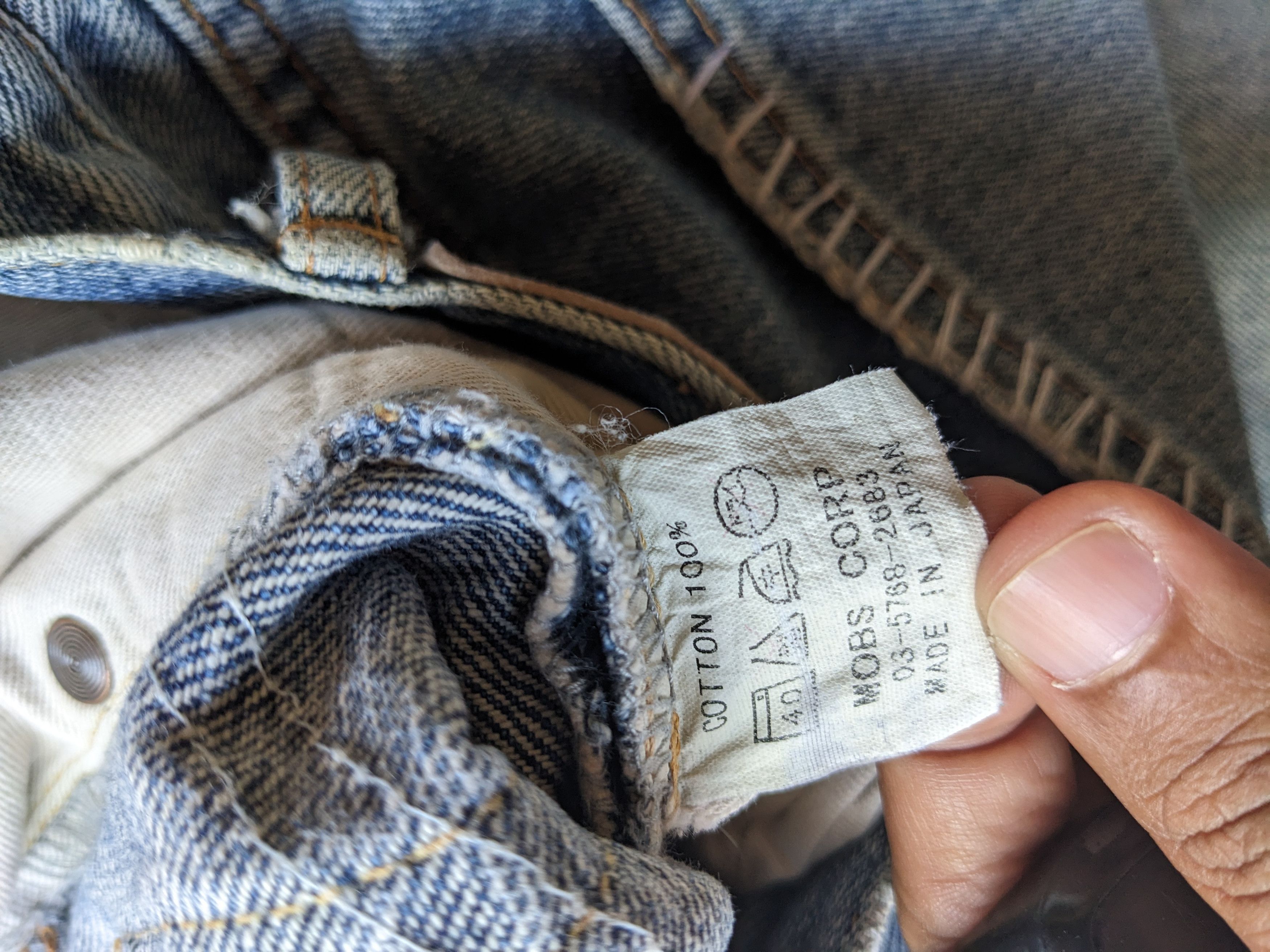 Japanese Brand × Kapital Kountry × Le Grande Bleu (L.G.B.) Mobs Corp crush damage patchwork like Kapital Size US 33 - 7 Thumbnail