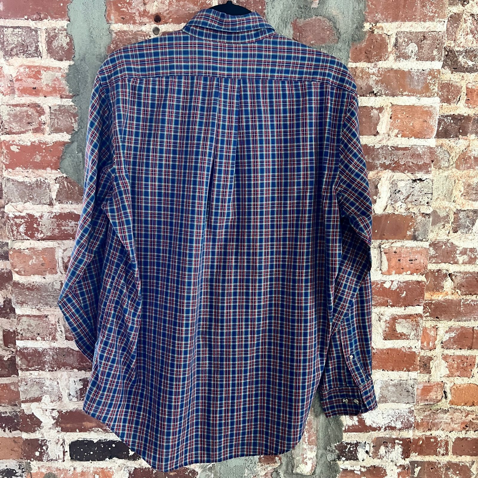 Vintage VTG Hathaway Clan Tartan Men's Shirt L 22.5x28 Size US L / EU 52-54 / 3 - 5 Thumbnail