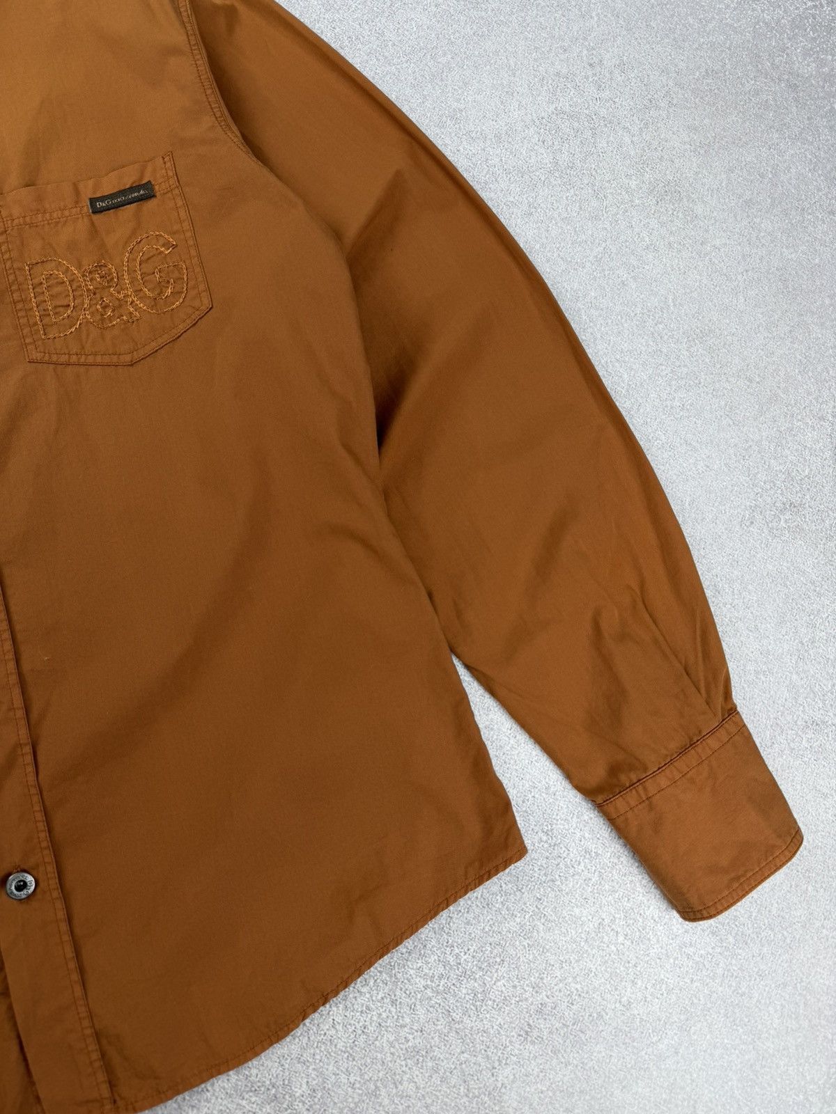 Dolce & Gabbana Dolce & Gabbana Logo Long Sleeve Shirt Size L Size US L / EU 52-54 / 3 - 2 Thumbnail