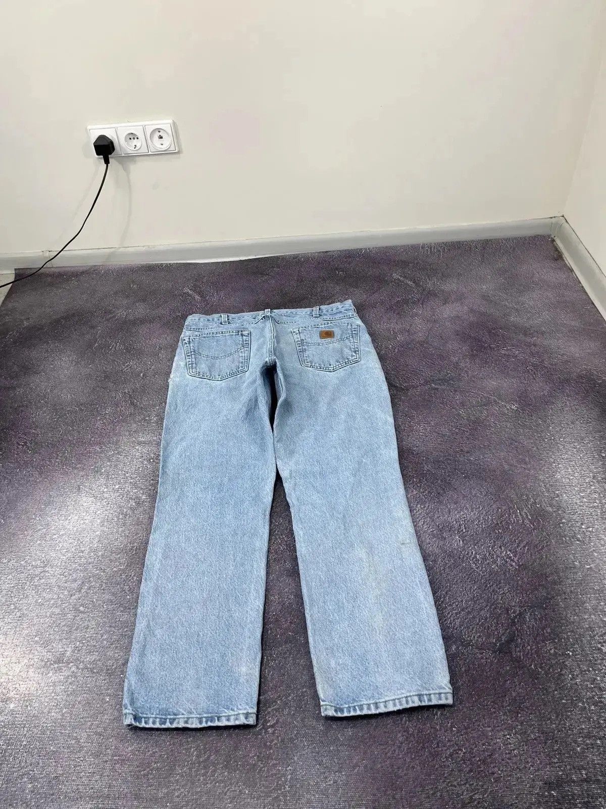 Carhartt × Vintage Vintage Carhartt Light Blue Traditional Fit Denim Hype Jeans Size US 36 / EU 52 - 3 Thumbnail