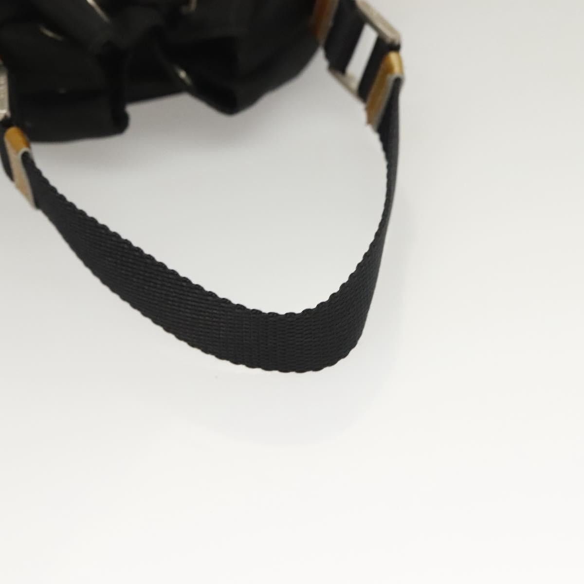 Prada PRADA Hand Bag Nylon Black Gold Size ONE SIZE - 7 Thumbnail