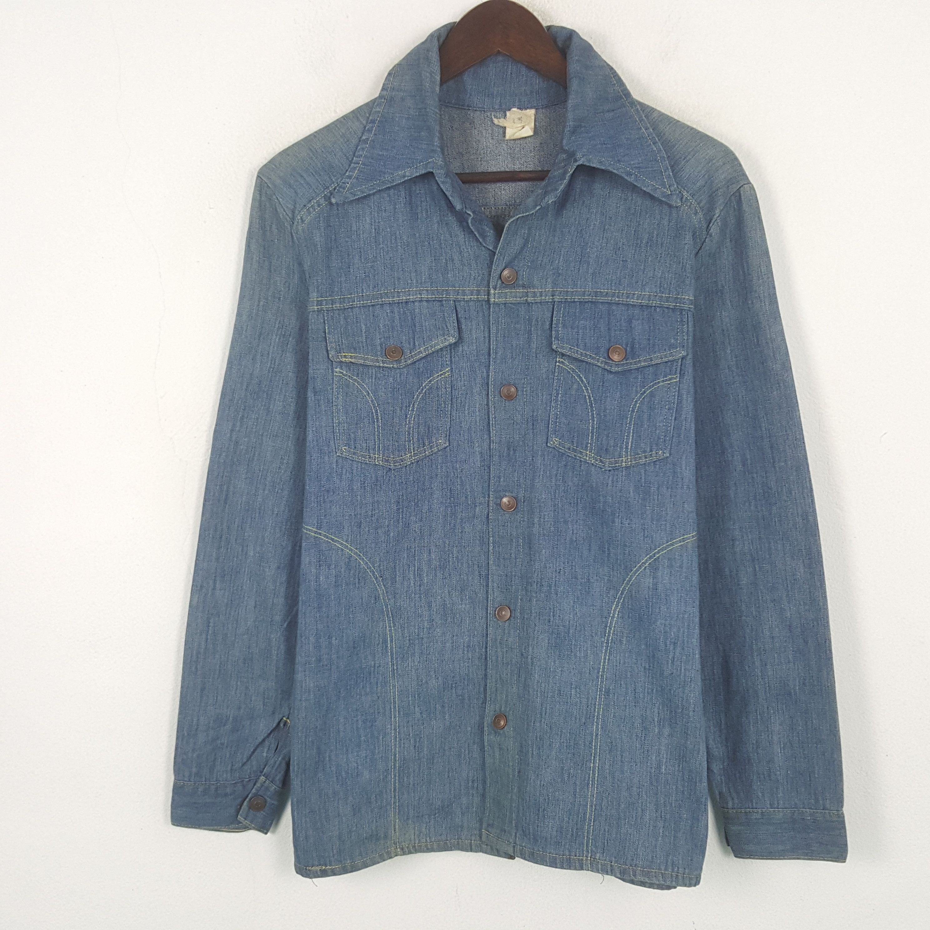 Japanese Brand Vintage Japanese Tiger Patch Denim Jacket Size US M / EU 48-50 / 2 - 3 Thumbnail