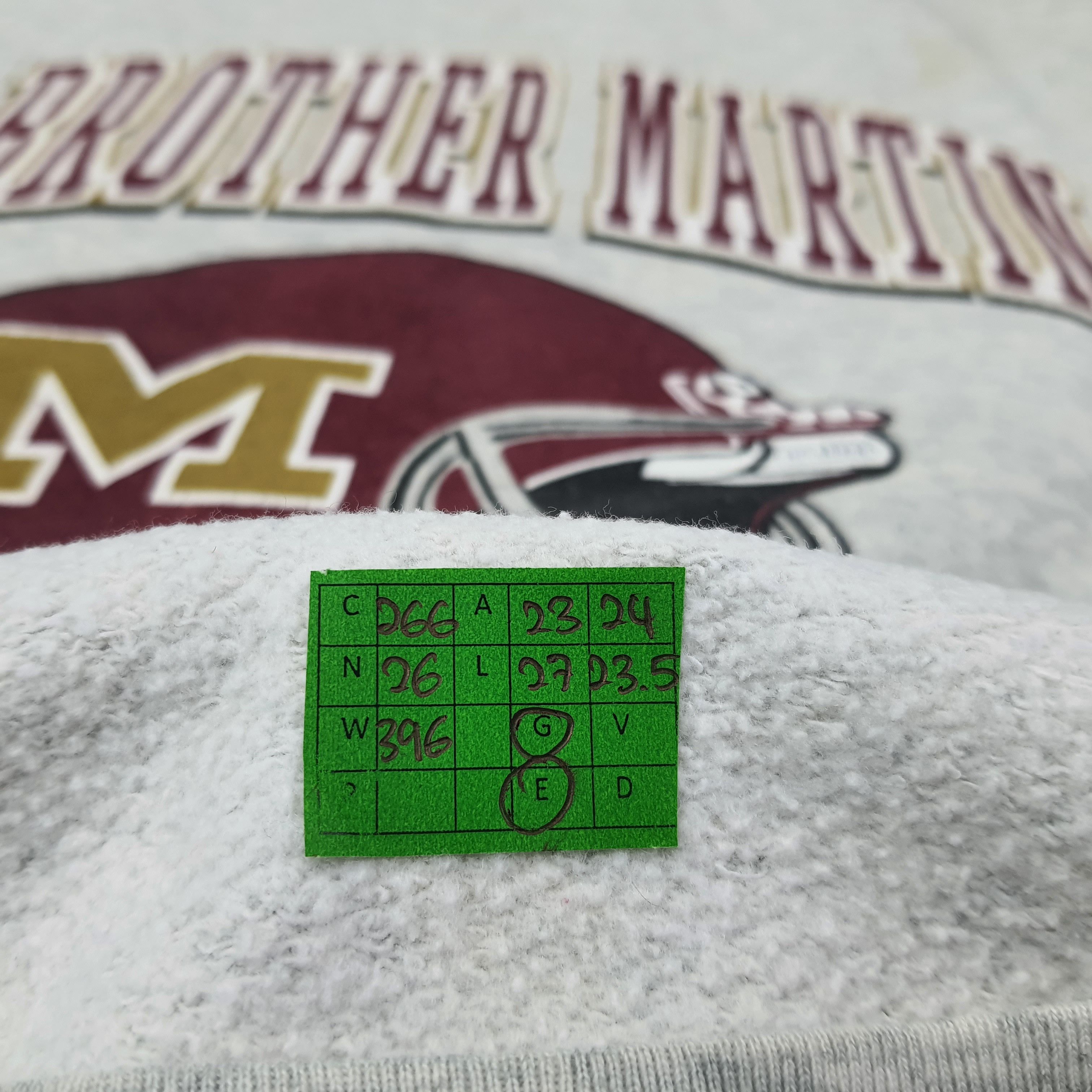 Fruit Of The Loom Vintage Brother Martin Football NFL Sweatshirt C266N26 Size US L / EU 52-54 / 3 - 7 Thumbnail