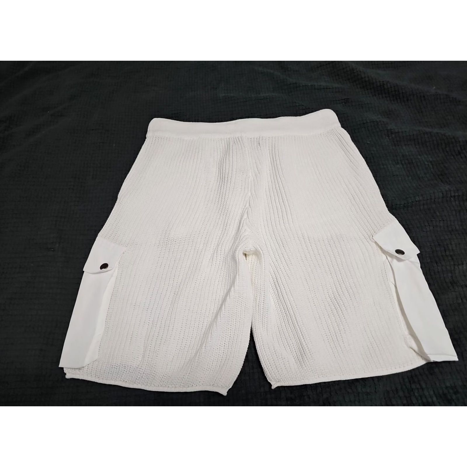 SER.O.YA SER.O.YA Shorts Mens Medium White Cargo Knit Casual Regular Unisex Adults Size US 31 - 2 Thumbnail