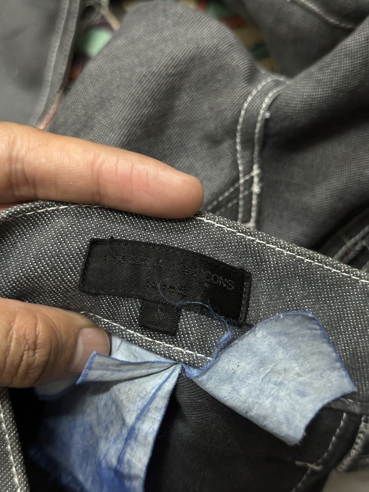 Comme des Garcons Homme Plus SS06 Comme des Garcons Reconstructed Hybrid Denim Pant Size US 30 / EU 46 - 13 Thumbnail