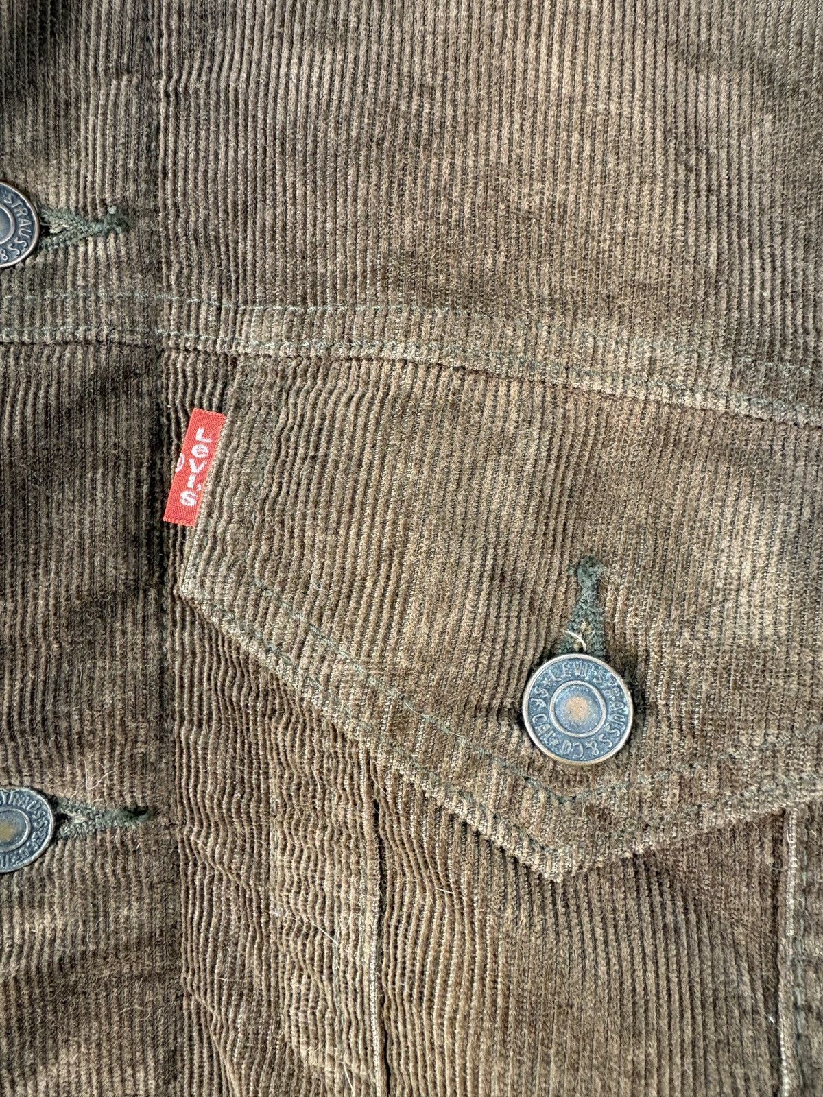 Levi's Levi’s Sample Faded Brown Corduroy Jacket Sherpa Collar Size US L / EU 52-54 / 3 - 11 Thumbnail