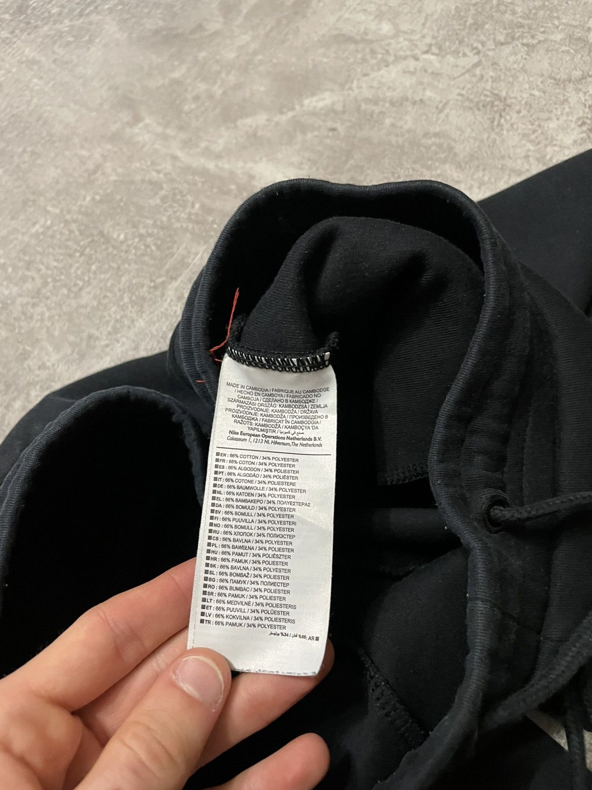 Nike Vintage Nike Tech Fleece Black Sweet Shorts Size M Size US 32 / EU 48 - 10 Thumbnail