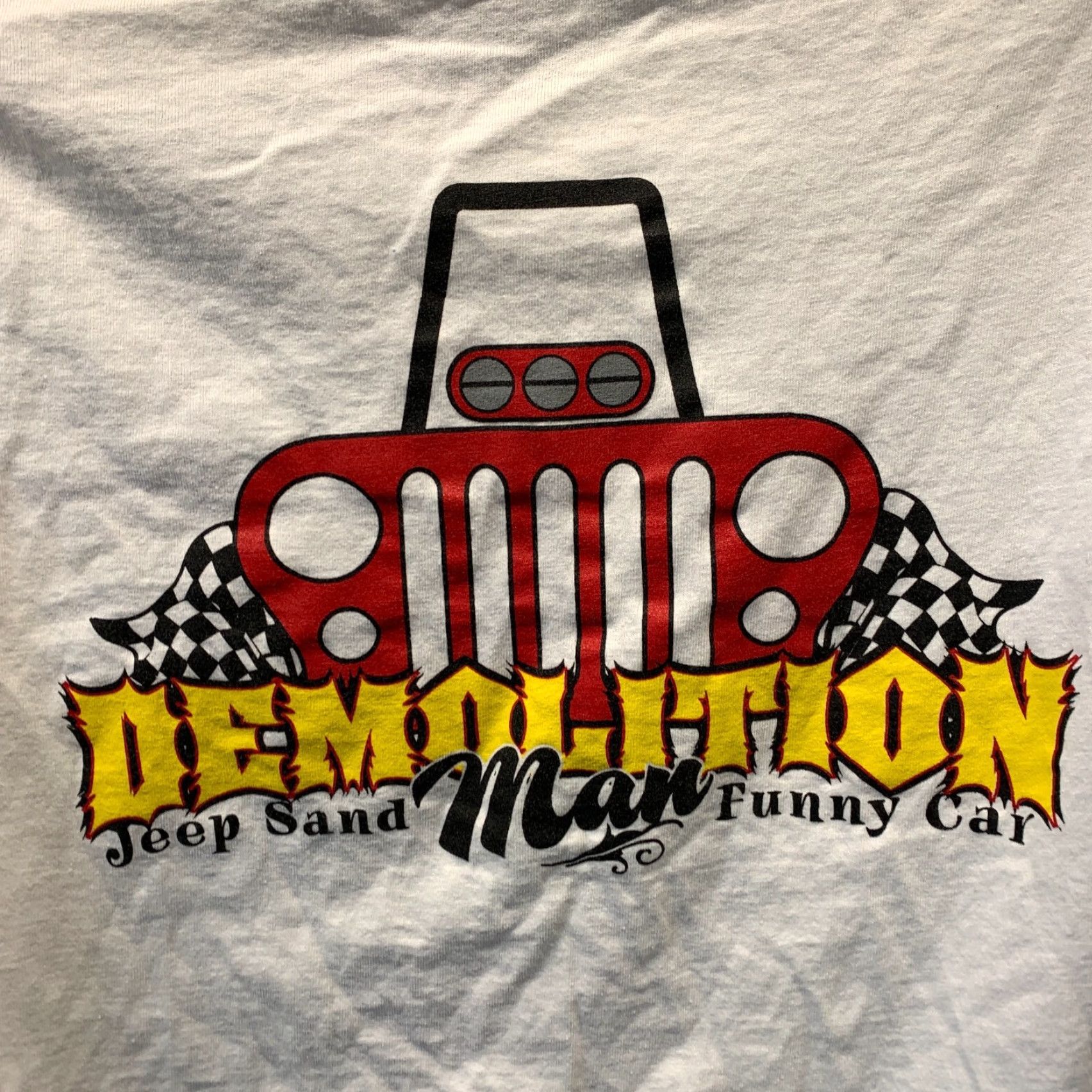 Hanes VINTAGE Demolition Man Shirt Hanes Mens Large White T-Shirt Funny Casual 2020s Man White Logo Crew Neck Short Sleeve Size US L / EU 52-54 / 3 - 6 Thumbnail