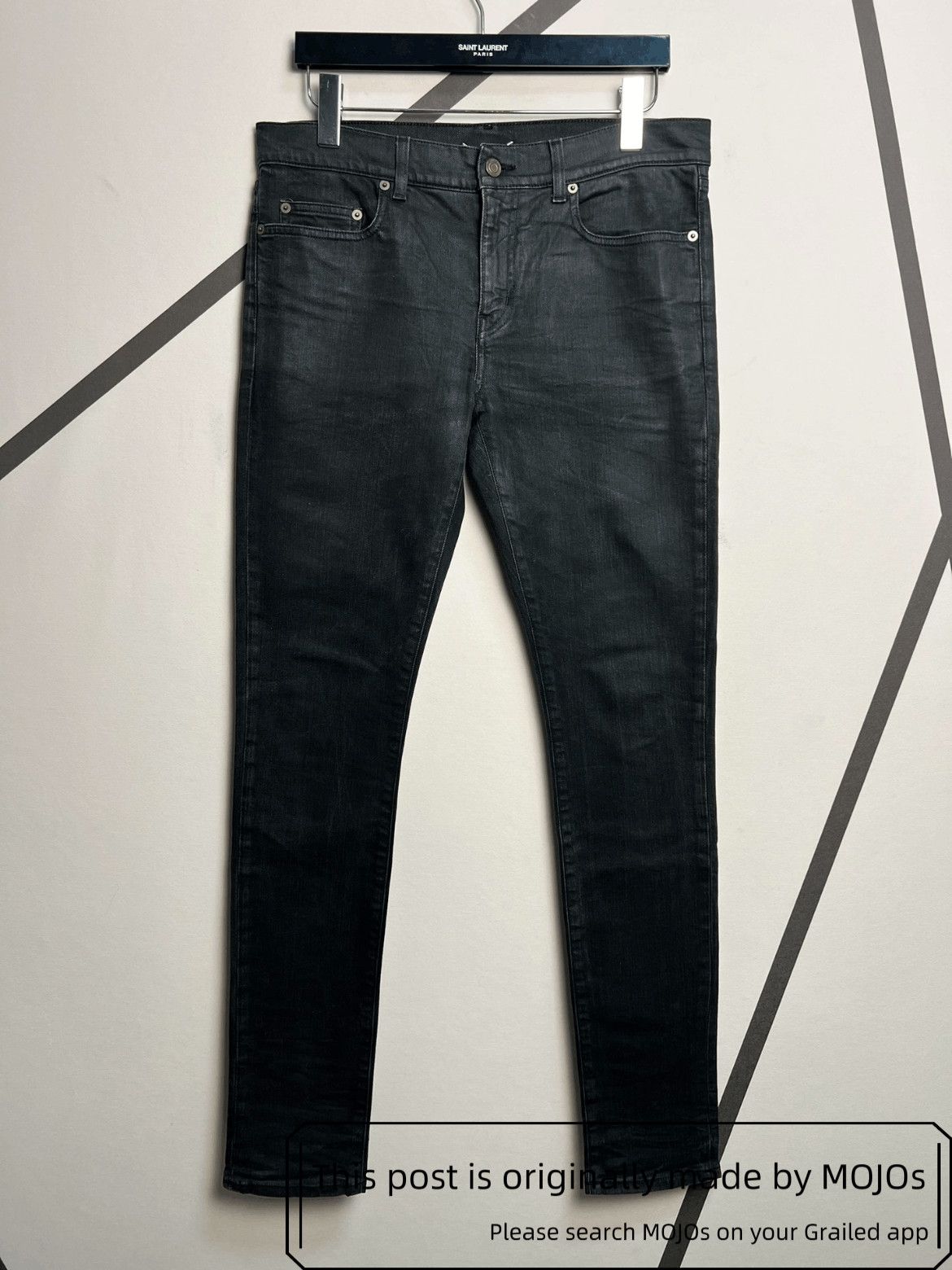 Saint Laurent Paris Sz 32 Saint Laurent Paris 15AW Light Wash Denim mojos606 Size US 32 / EU 48 - 1 Thumbnail