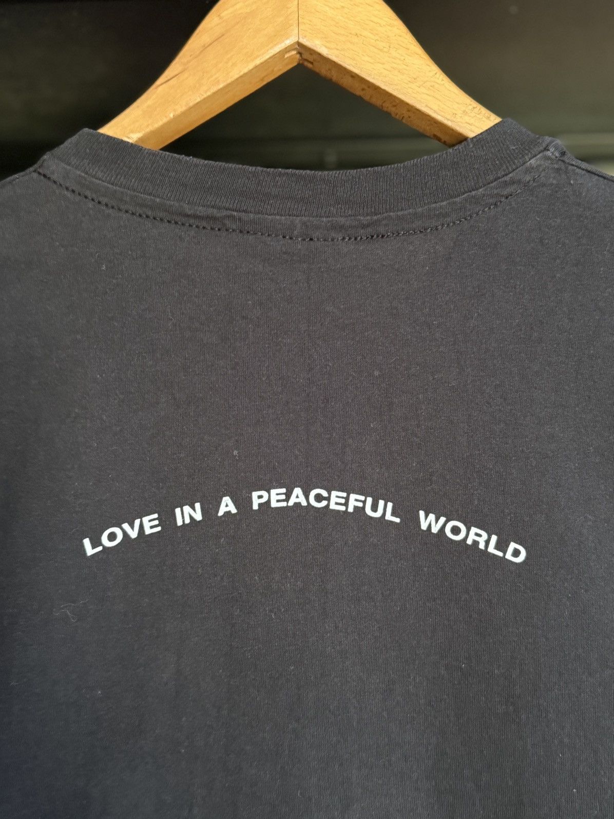 Band Tees × Vintage Vintage 90s WISHING WELL Love In A Peaceful World Tee Size US L / EU 52-54 / 3 - 6 Thumbnail