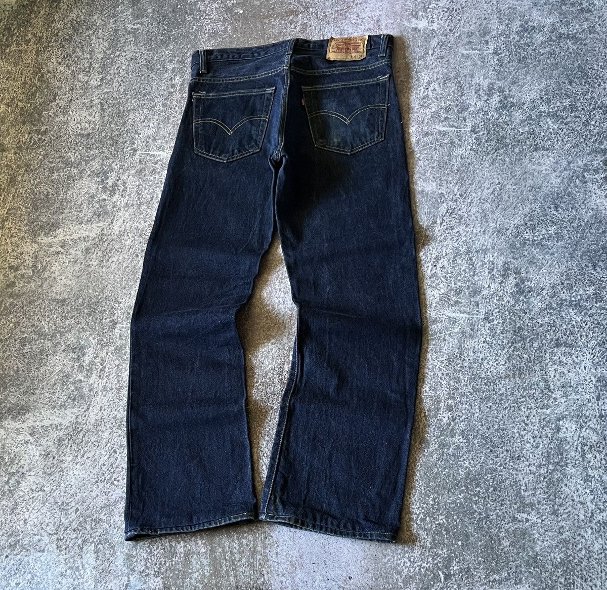 Levi's Crazy Levi’s Japanese navy denim bootcut y2k vintage jeans Size US 32 / EU 48 - 3 Thumbnail