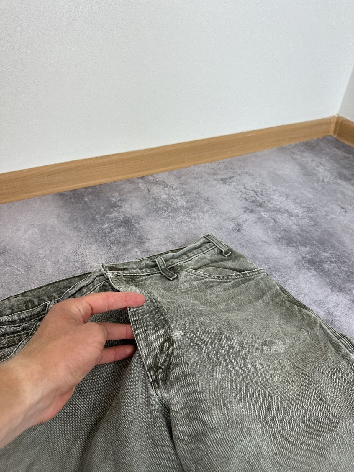 Dickies Vintage 90s Dickies Carpenter Baggy Opium Faded Work Pants Size US 34 / EU 50 - 14 Thumbnail