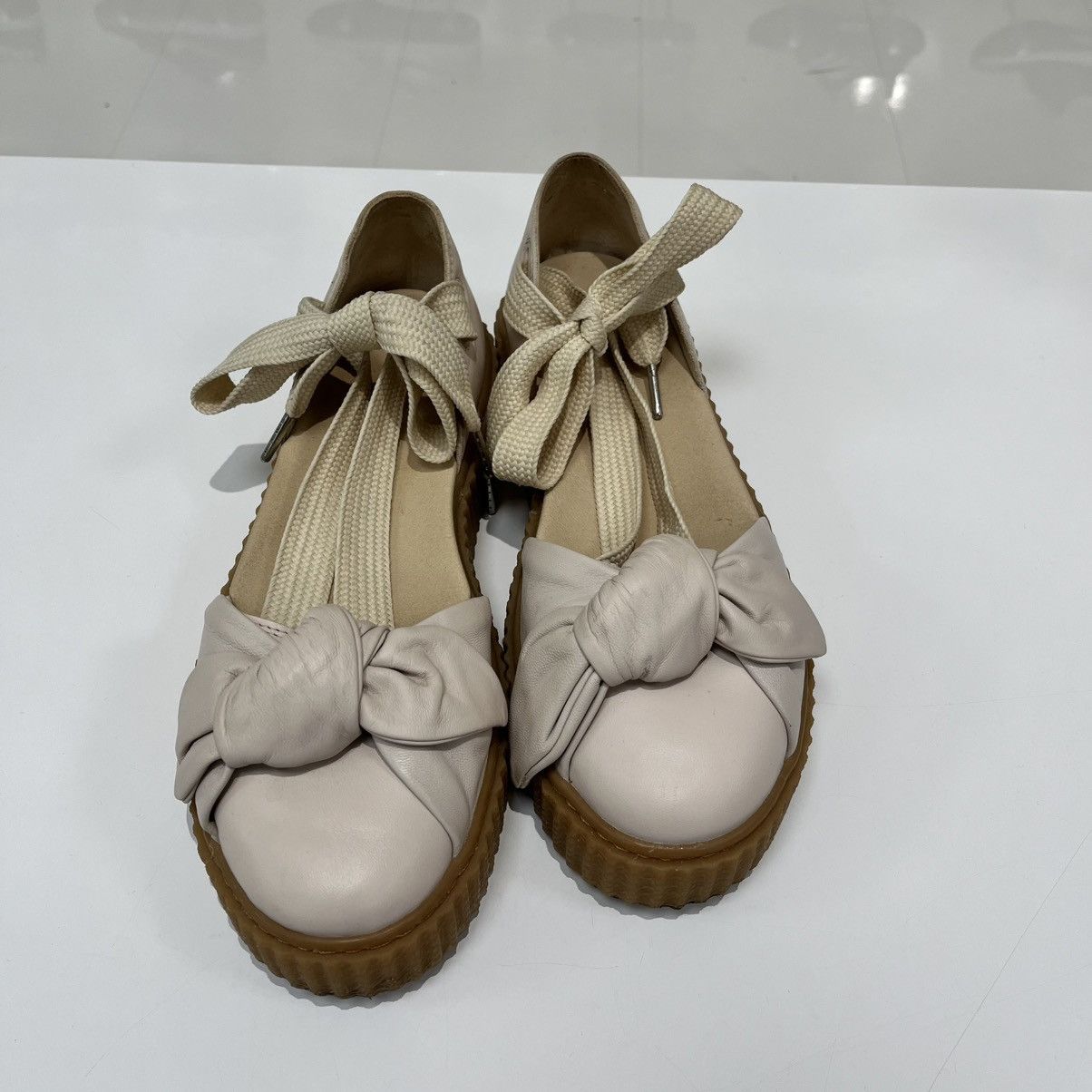 Fenty Puma Bow Creeper Sandal Rihanna Fenty Pink Tint (W) Size US 10 / IT 40 - 10 Thumbnail