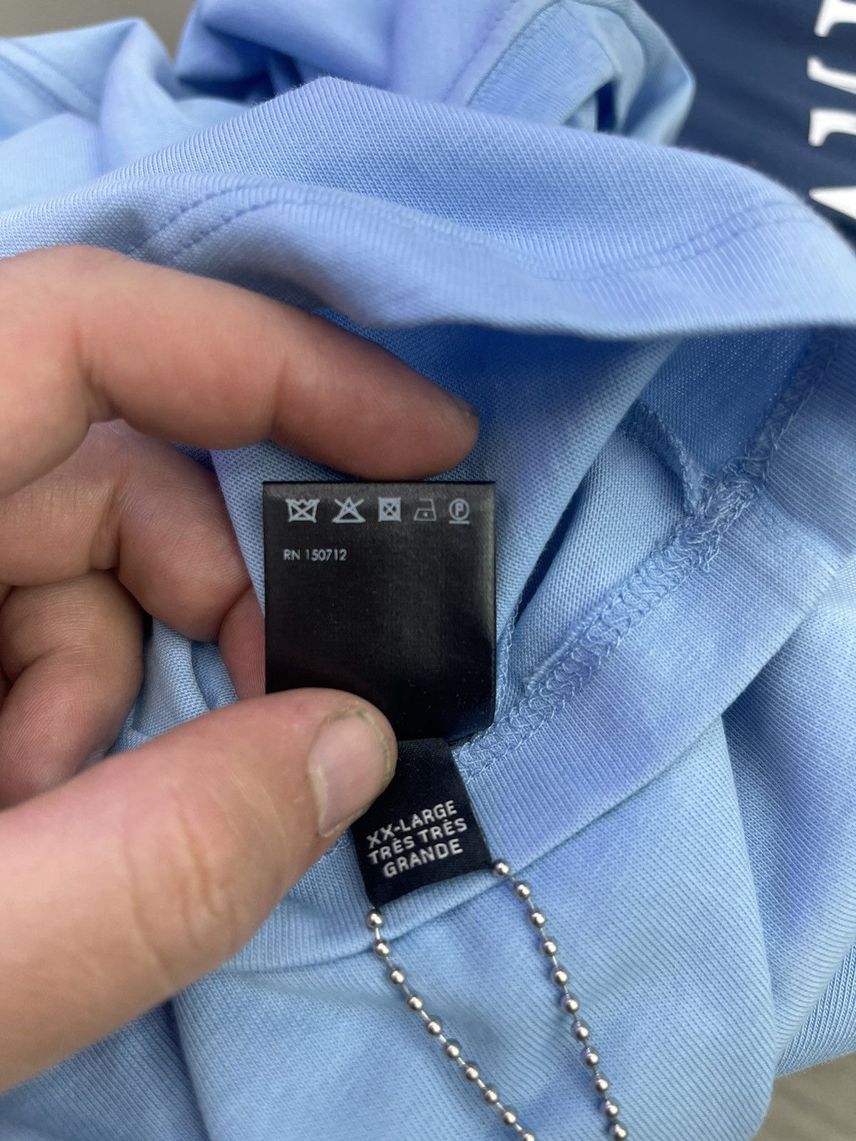 Amiri Amiri MA tee (carolina blue) Size US XXL / EU 58 / 5 - 7 Thumbnail