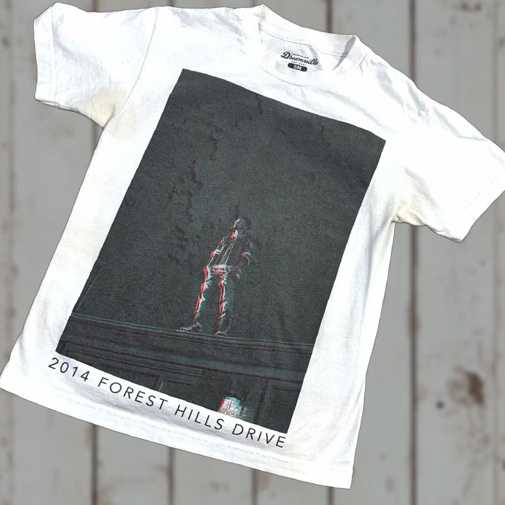 Dreamville J. Cole 2014 Forrest Hills Drive Tour Shirt Dreamville T-Shirt Adult Small Unisex Multicolor Graphic Print Double-Sided Crew Neck Size US S / EU 44-46 / 1 - 1 Thumbnail