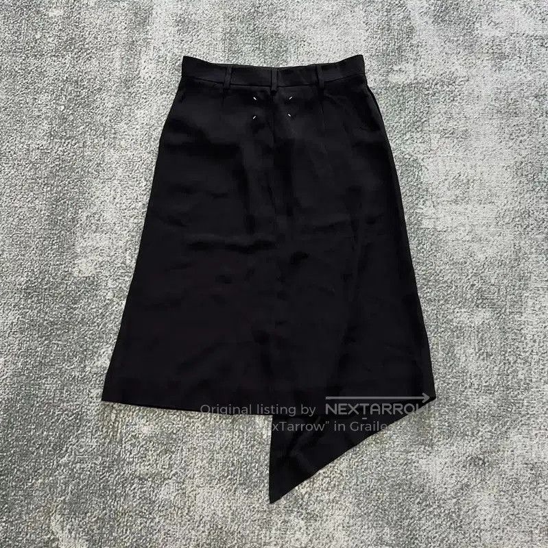 Maison Margiela Maison Margiela Black Cotton Embroidered Skirt . Size 22" - 4 Thumbnail