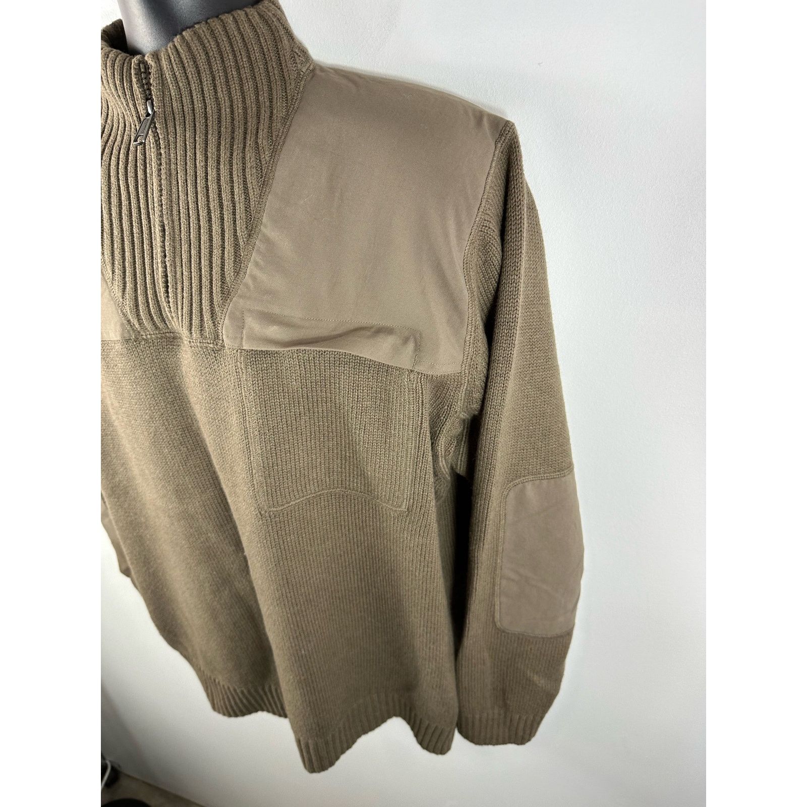 Duluth Trading Company Duluth Trading Mock Neck 1/4 Zip Sweater Knit Wool Blend Lrg Size US L / EU 52-54 / 3 - 9 Thumbnail