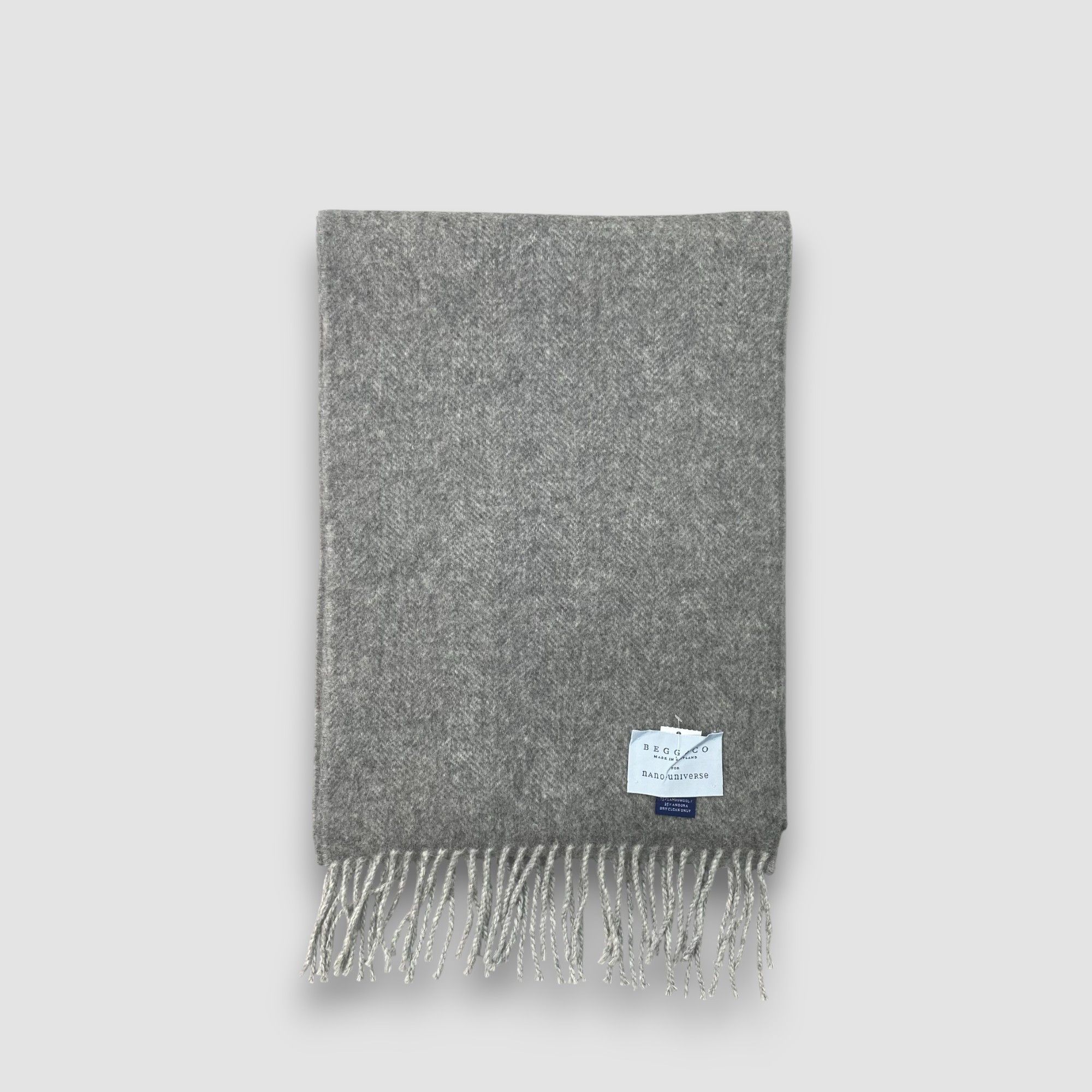 Begg x Co Vintage Begg Scarf Muffler Wool Winter Fringe Neck Scarves Size ONE SIZE - 2 Thumbnail