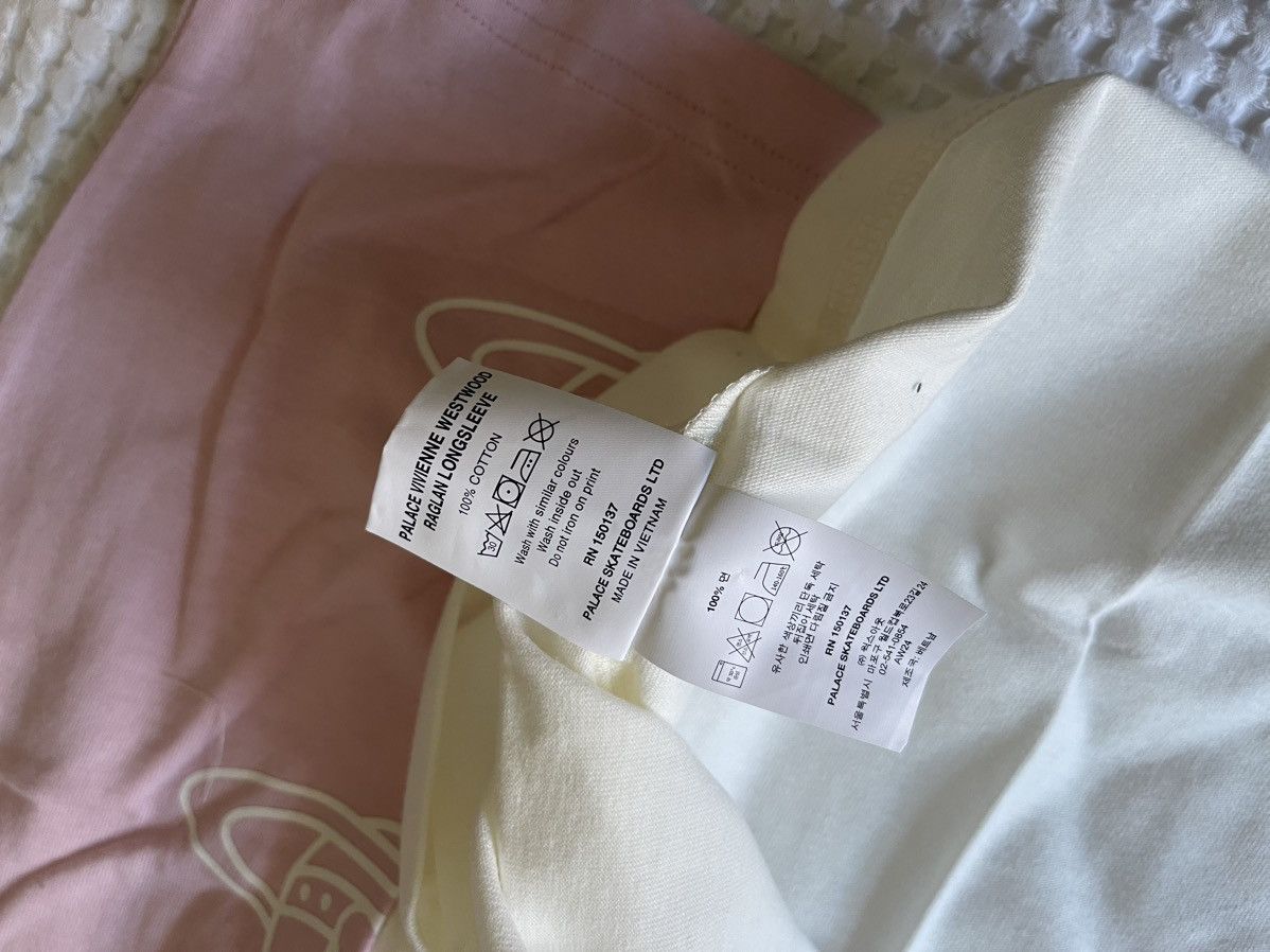 Palace x Vivienne Westwood Raglan Longsleeve Medium Pink
