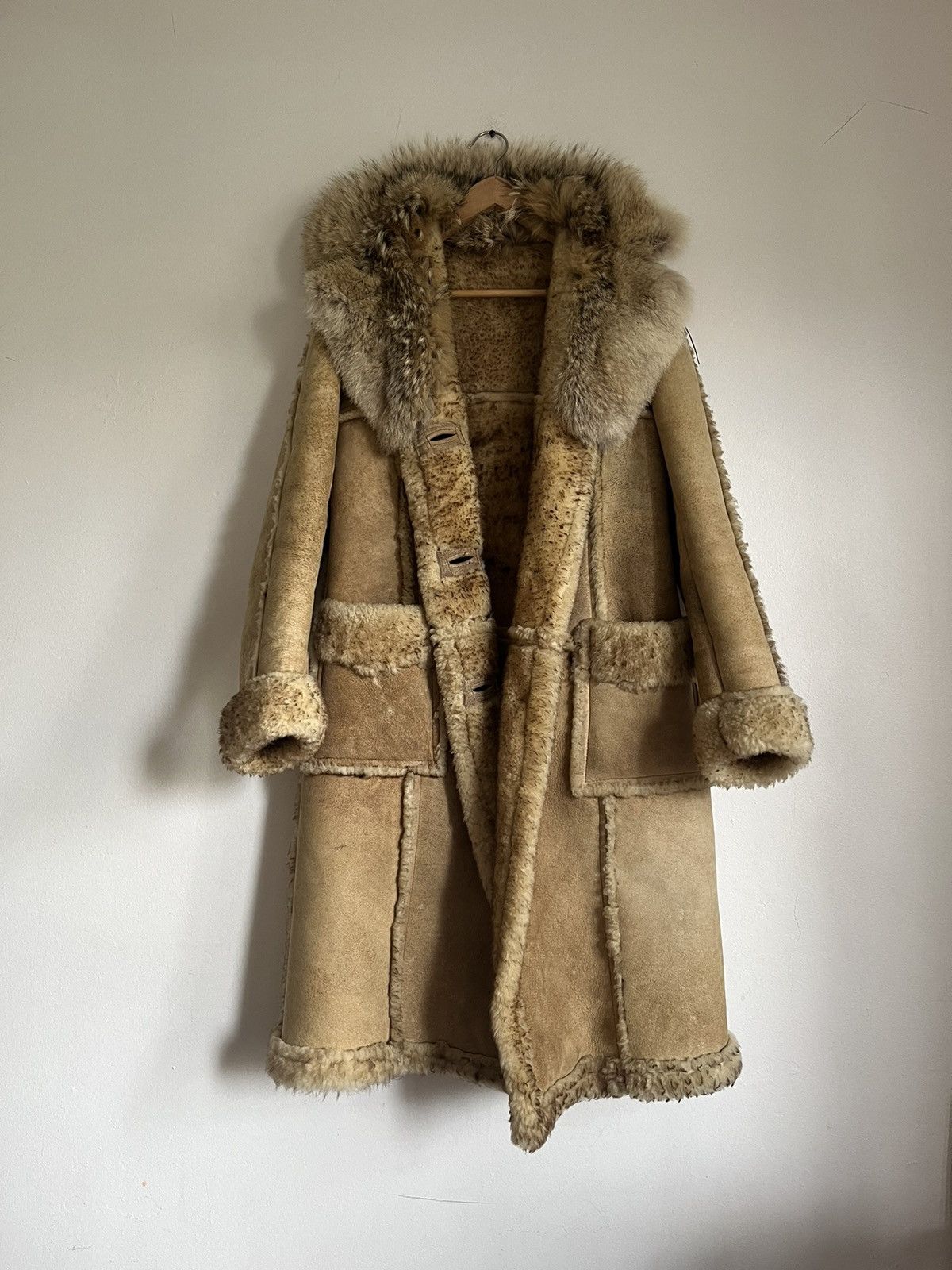 Genuine Leather Shearling Sheepskin Jacket For Woman’s Size L / US 10 / IT 46 - 15 Thumbnail