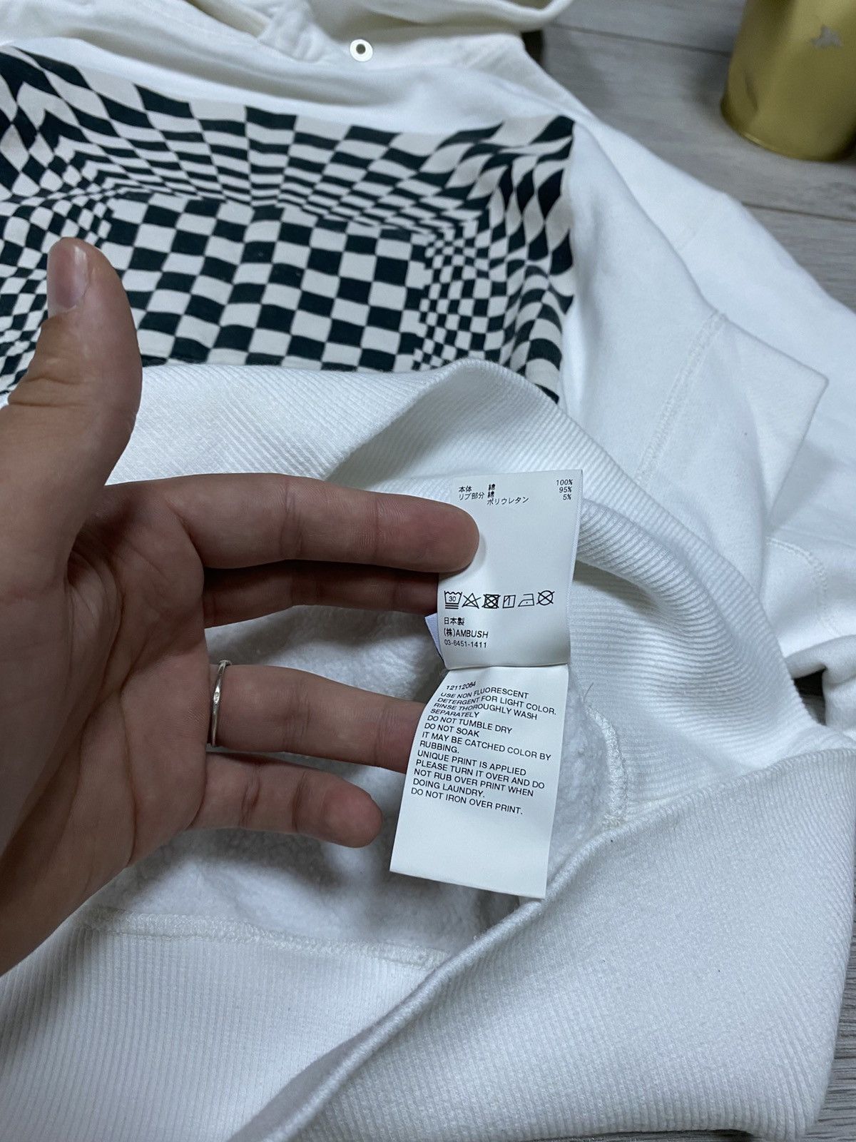 Ambush Design Ambush Japan Optical check Print Hoodie Size US M / EU 48-50 / 2 - 7 Thumbnail