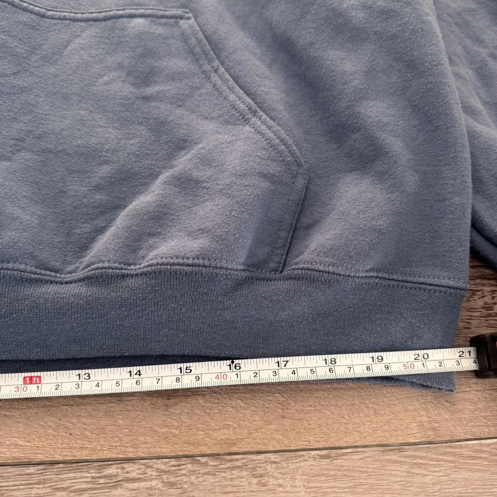 Gildan GILDAN • VINTAGE "Light Blue" Hoodie (XL) Size US XL / EU 56 / 4 - 2 Thumbnail