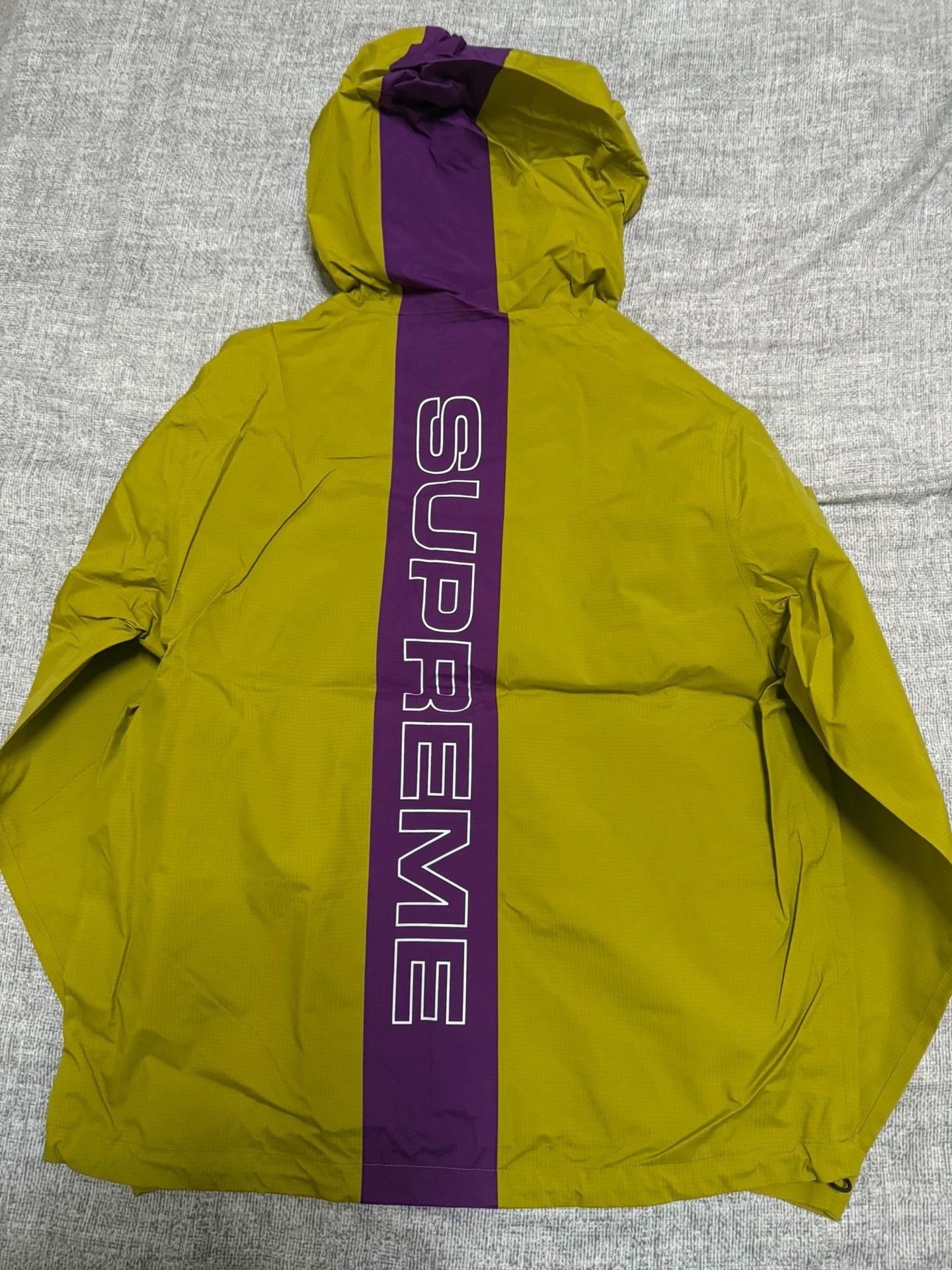Supreme Supreme 18ss Striped Taped Seam Jacket Yellow S Size US S / EU 44-46 / 1 - 2 Thumbnail