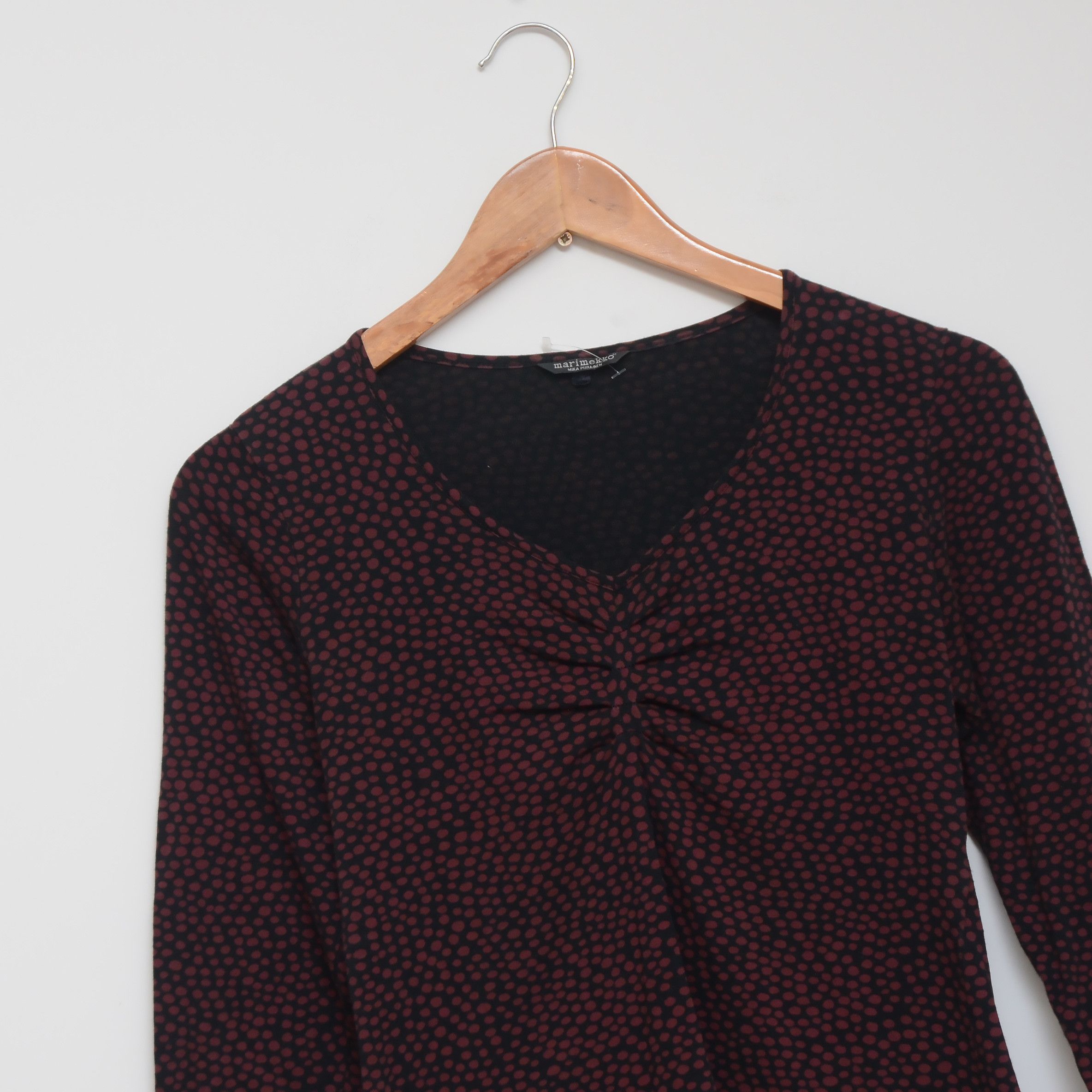 Marimekko MARIMEKKO Mika Piirainen Polla Dot Pullover Blouse size S Size S / US 4 / IT 40 - 2 Thumbnail