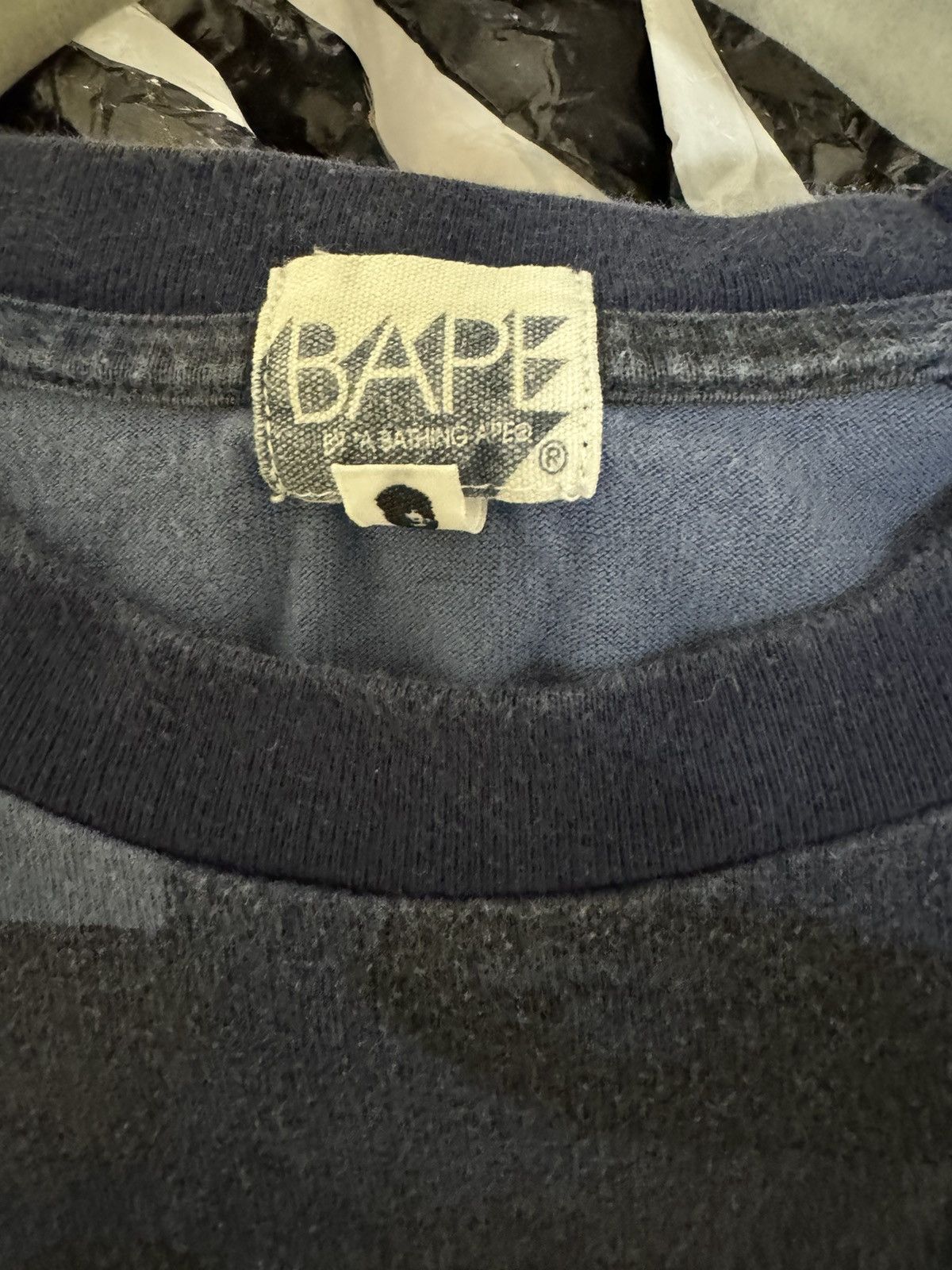 Bape A Bathing Ape Swarovski Blue Camo L/S Shirt Size US L / EU 52-54 / 3 - 4 Thumbnail