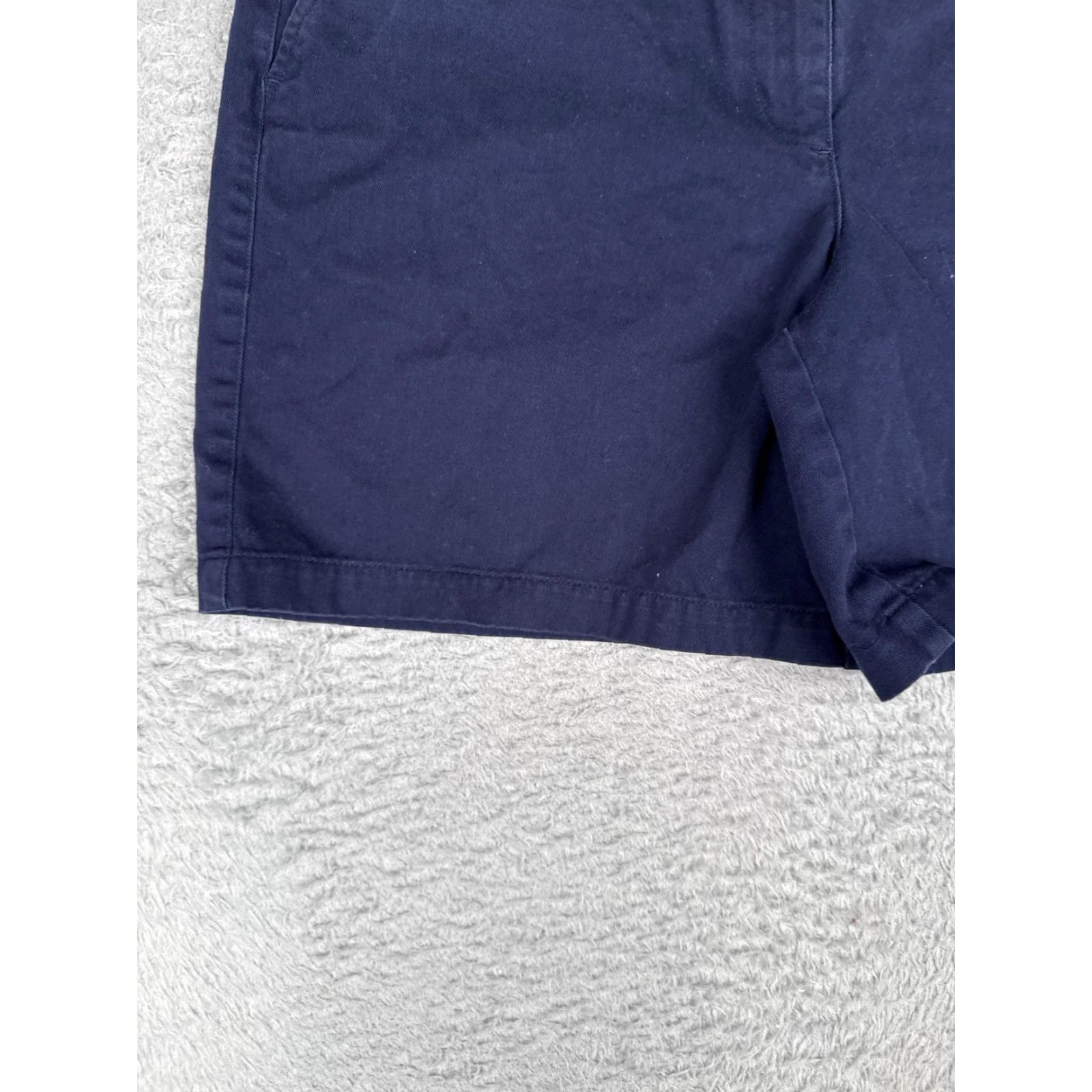 Ralph Lauren Lauren Ralph Lauren Cargo Shorts Womens 12 Blue Twill Flat Front Casual Summer Short Solid Navy Womens Size 34" / US 12 / IT 48 - 3 Thumbnail