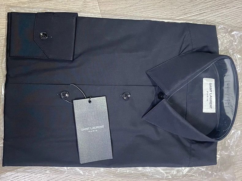 Saint Laurent Paris Saint Laurent Men's Dress Shirt Size US M / EU 48-50 / 2 - 2 Thumbnail