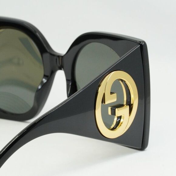 Gucci Gucci GG1254S 001 Sunglasses Black Square Frame, Grey Lenses Size ONE SIZE - 11 Thumbnail