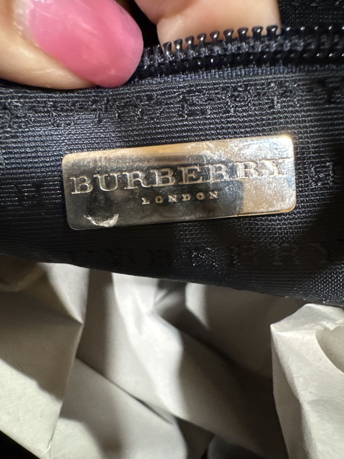 Burberry Burberry London Navy, Charcoal Nova Check Tote Size ONE SIZE - 20 Thumbnail