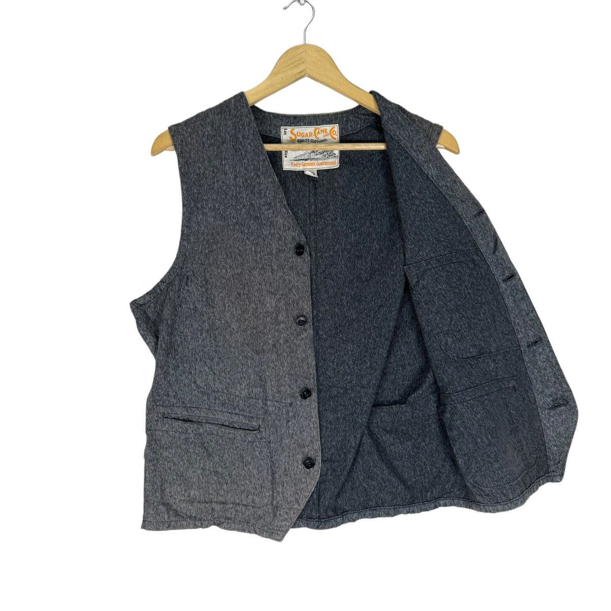 Sugar Cane ☀️SUGAR CANE TOYO ENT STAR DENIM VEST Size US M / EU 48-50 / 2 - 8 Thumbnail