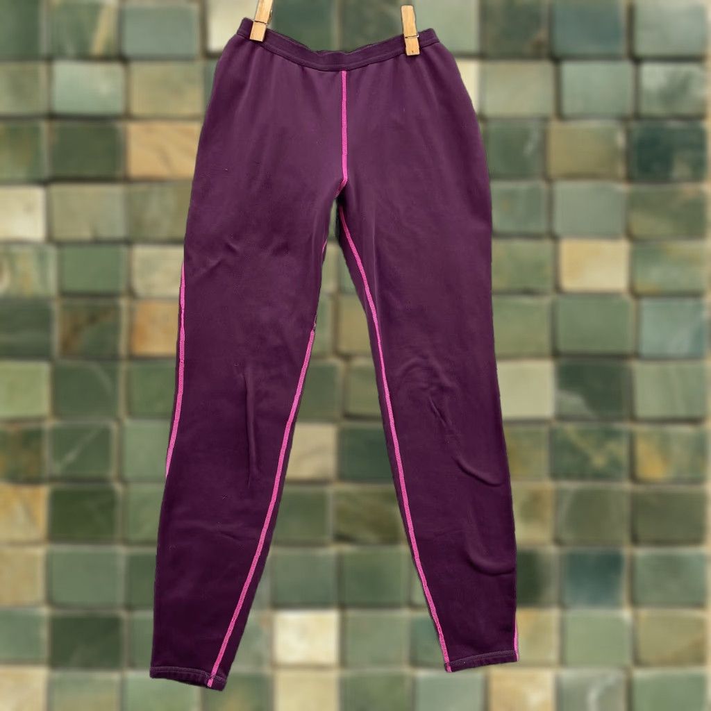 Patagonia VINTAGE Patagonia Sweatpants Womens Medium Red Fleece Jogger Pants Travel Sporswear Base Size 32" / US 10 / IT 46 - 1 Thumbnail