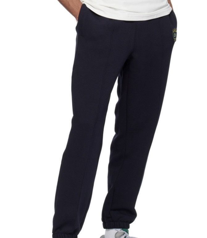 Lacoste × Vintage Navy Patch Sweatpants Size US 32 / EU 48 - 3 Thumbnail