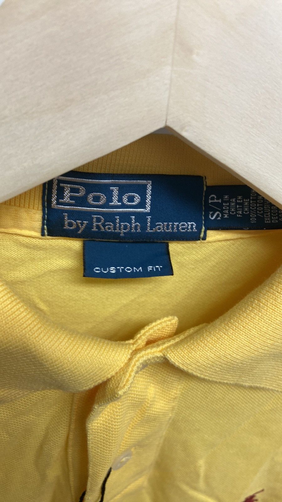 Polo Ralph Lauren NEW Polo Ralph Lauren Men Custom Fit Mesh Yellow Polo Shirt Size US S / EU 44-46 / 1 - 5 Thumbnail