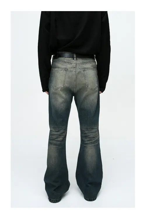 Other Vintage straight washed distressed flared jeans Size US 32 / EU 48 - 4 Thumbnail
