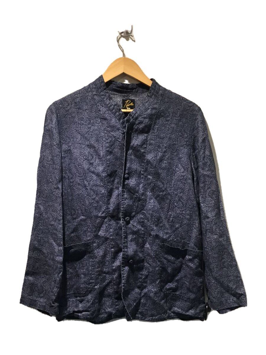 Shirt Indigo All-Over Pattern Linen Button