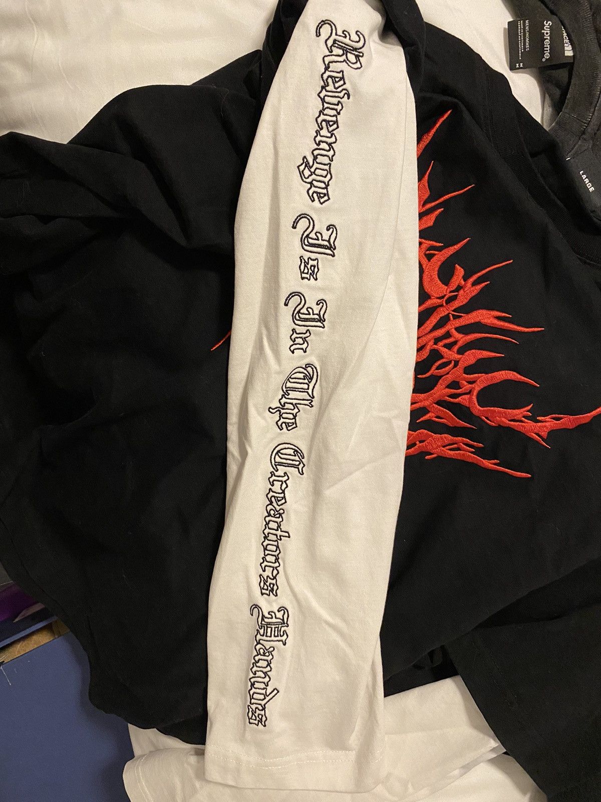 Revenge Revenge Metal Double Layer Long Sleeve T-Shirt Size US L / EU 52-54 / 3 - 6 Thumbnail