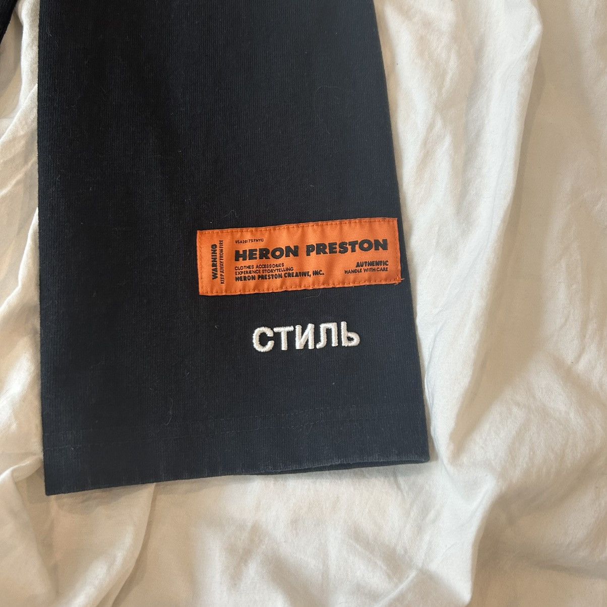 Heron Preston Black Heron Preston Long Sleeve XL Size US XL / EU 56 / 4 - 2 Thumbnail